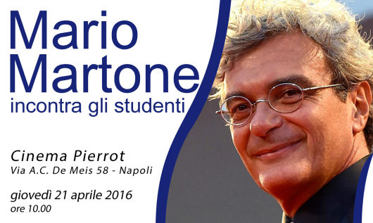 Cinema. Mario Martone incontra gli studenti della periferia orientale napoletana