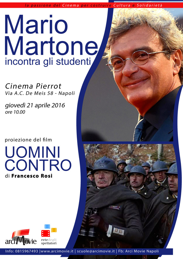 Cinema. Mario Martone incontra gli studenti della periferia orientale napoletana