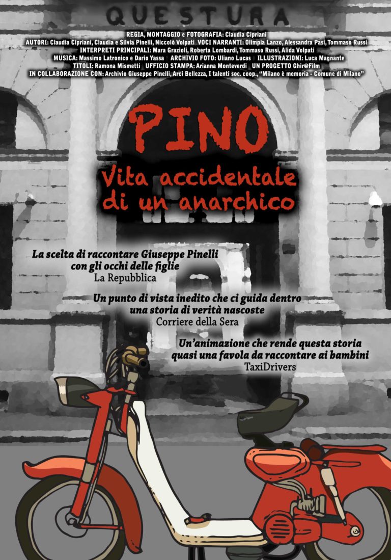 Claudia Cipriani e le sorelle Pinelli presentano Pino, vita accidentale di un anarchico